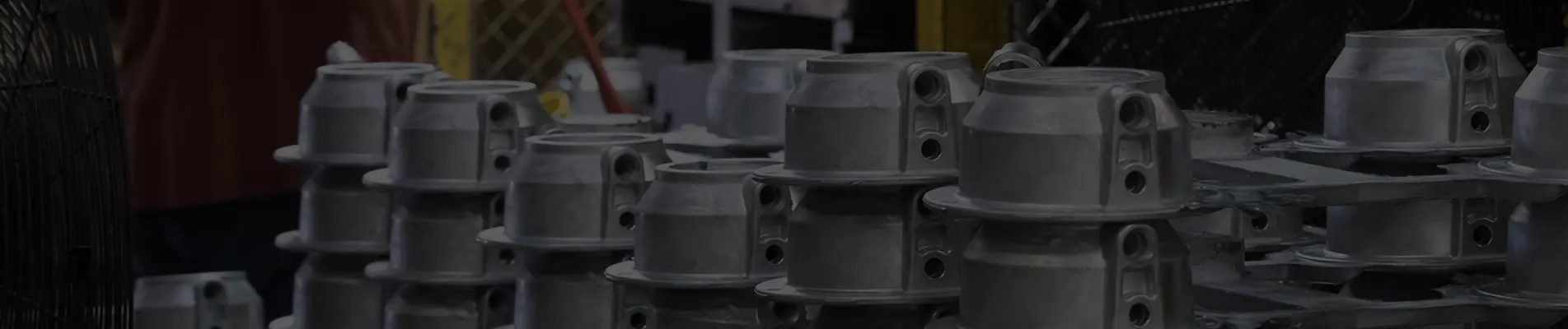 Die casting powder coating at machining